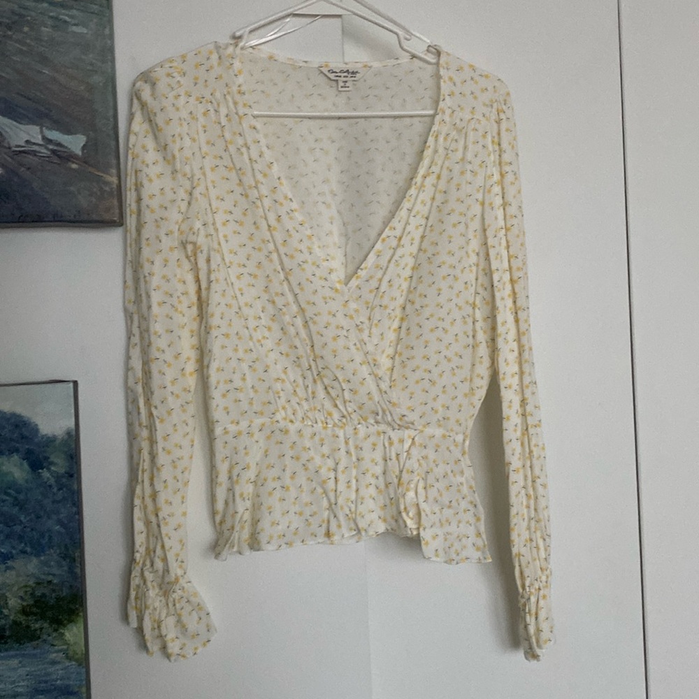 Flower Long Sleeve Top